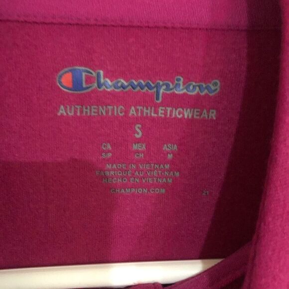 New Champion Pink Soft Touch Logo Pullover Lightweight Women Jacket Size Small - Picture 6 of 7